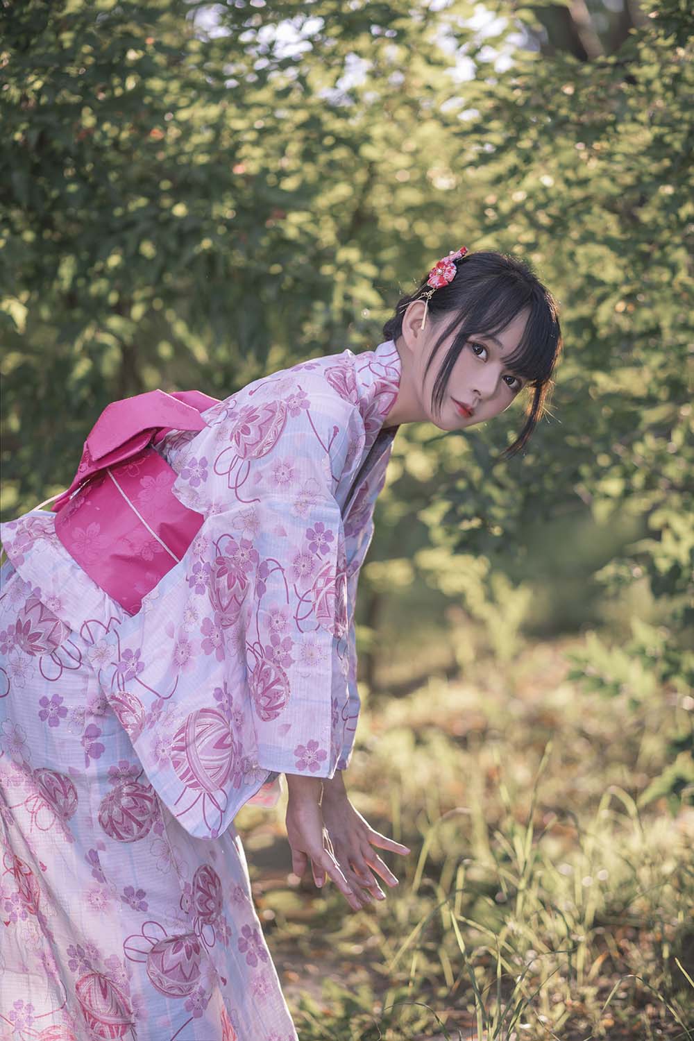 黑猫猫OvO – 和服超进化 Cosplay-第1张