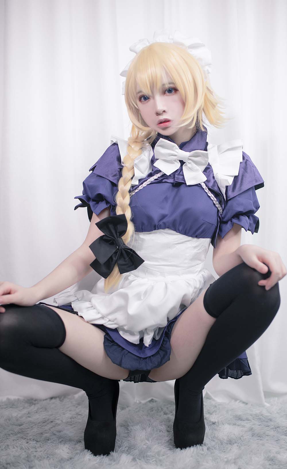疯猫ss – 贞德女仆 Cosplay-第2张