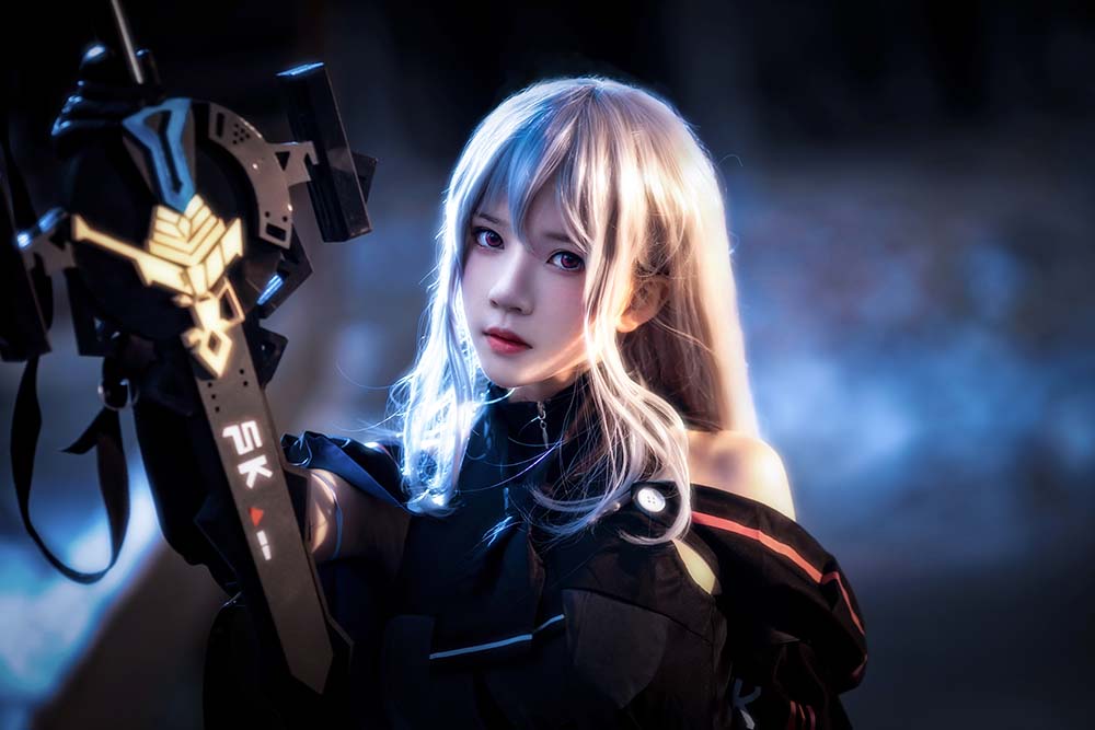 桜桃喵 – 斯卡蒂 Cosplay-第2张