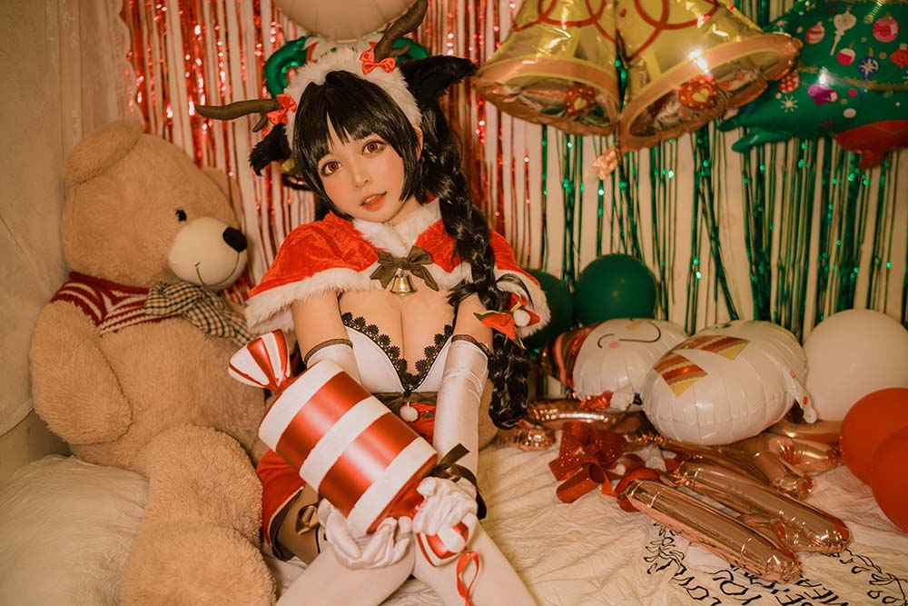 黑猫猫OvO – 大潮圣诞 Cosplay-第2张