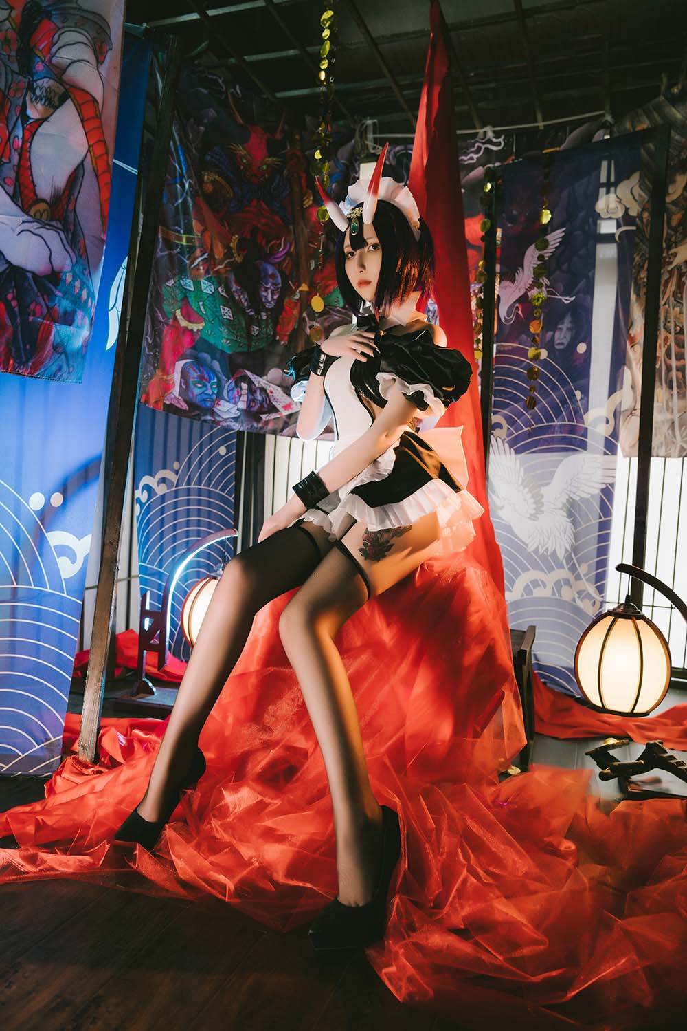 Vams子 – 酒吞童子女仆 Cosplay-第1张