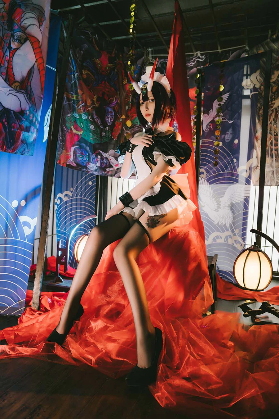 Vams子 – 酒吞童子女仆 Cosplay-第1张