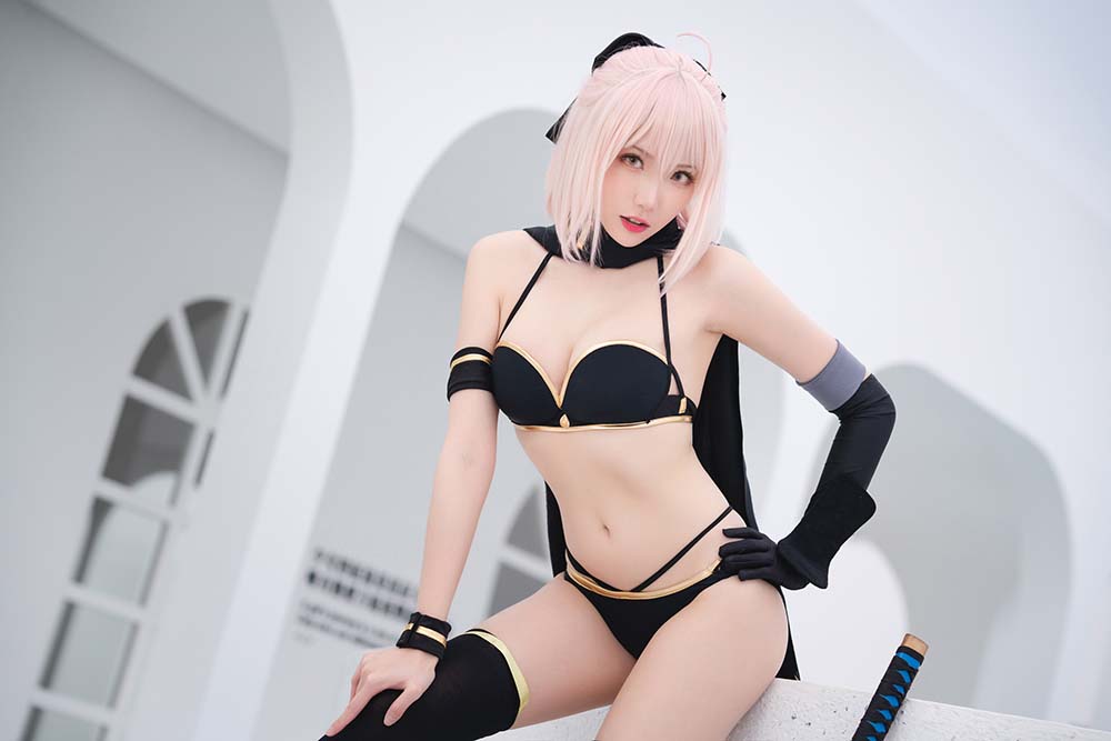 瓜希酱 – 总司 水着 Cosplay-第2张