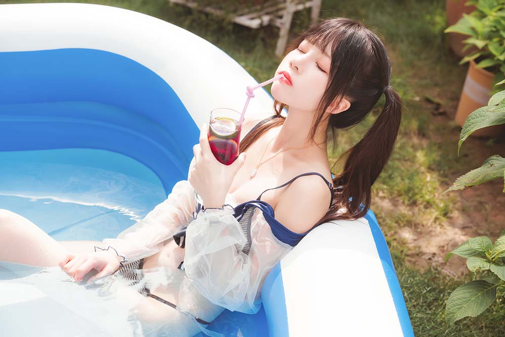 桜桃喵 – 无尽夏 Cosplay-第1张