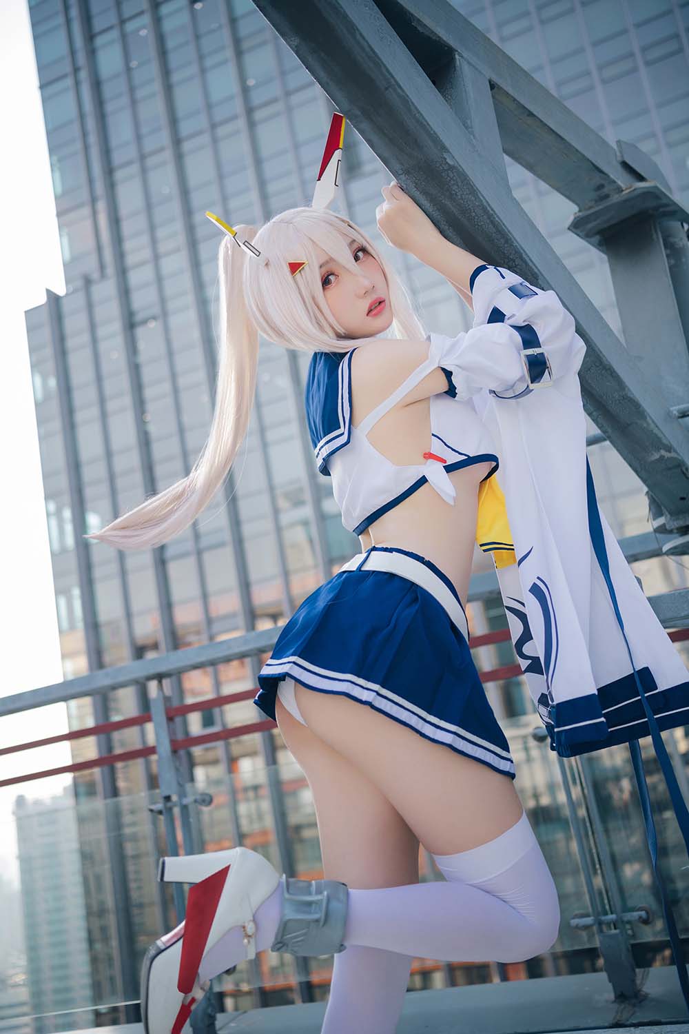 瓜希酱 – 绫波 Cosplay-第1张