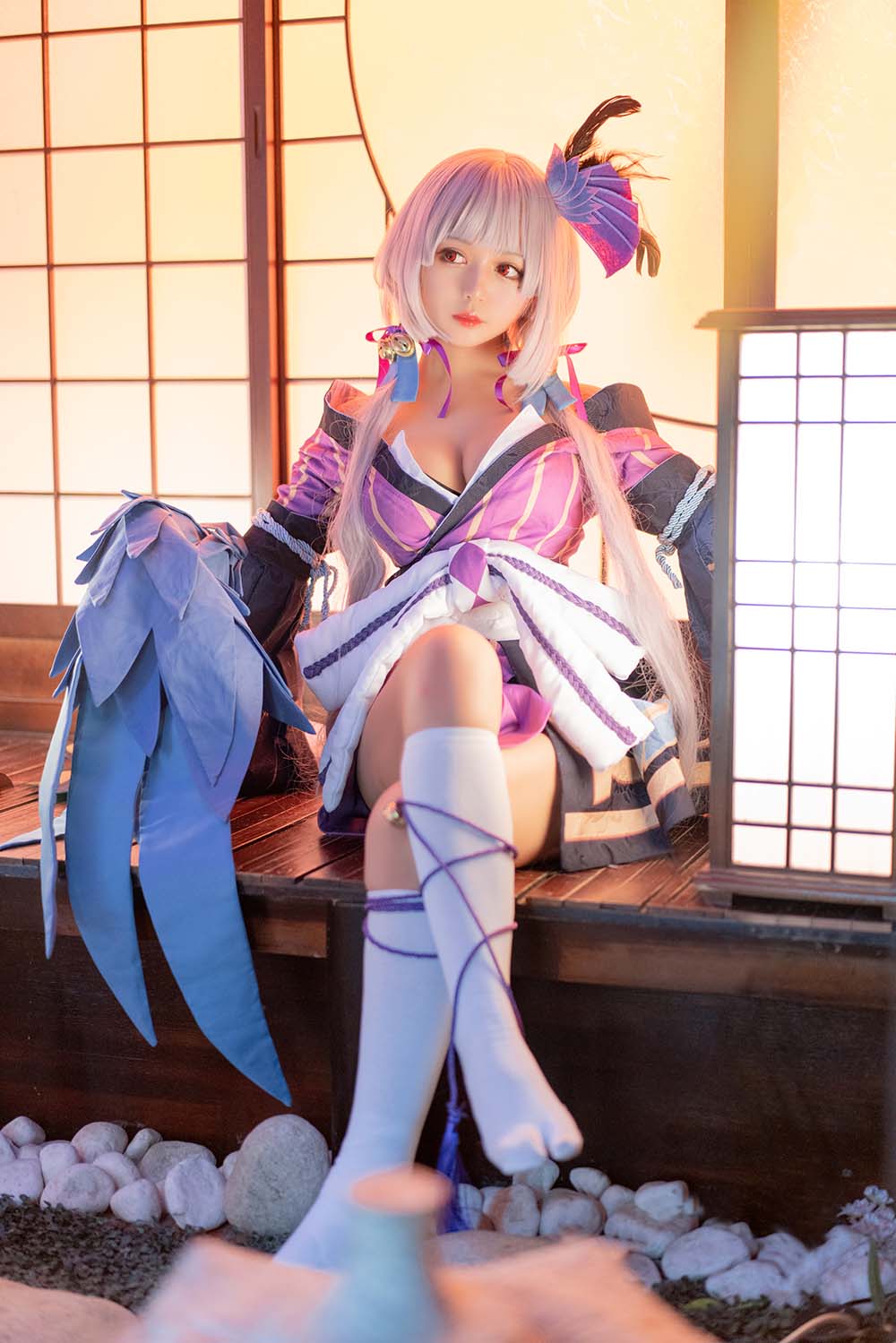 黑猫猫OvO – 以津真天 Cosplay-第1张