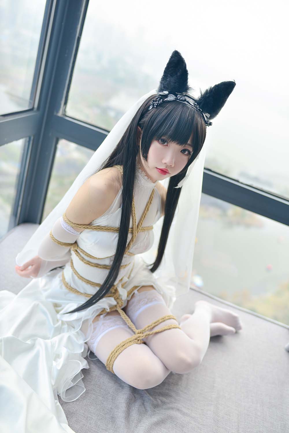 雪琪 – 爱宕婚纱 Cosplay-第2张