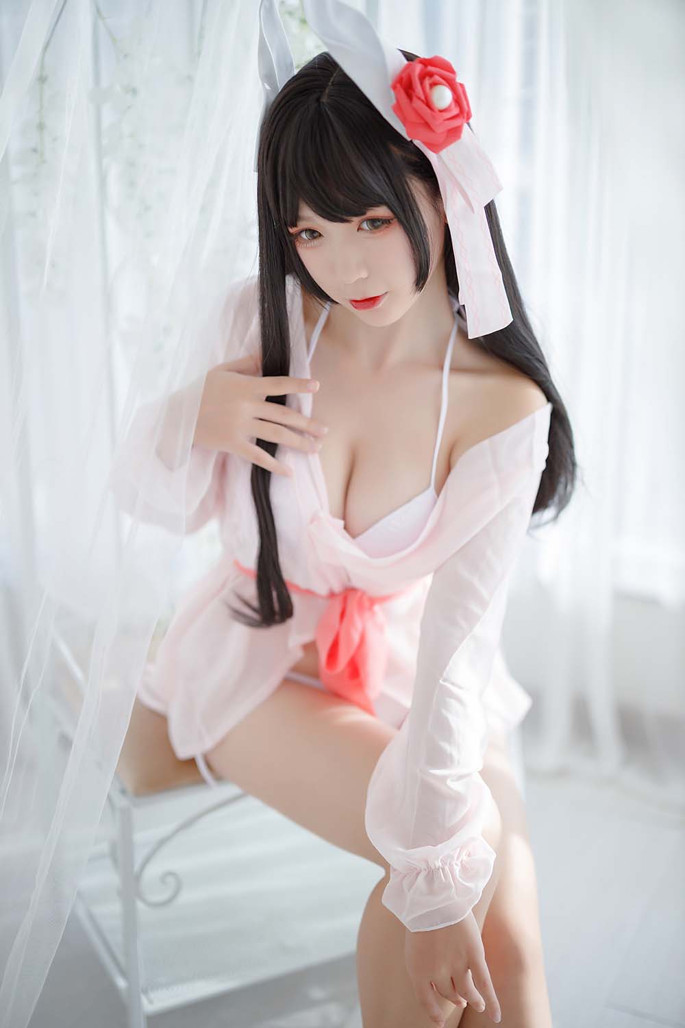 樱落酱w – 比叡睡衣 Cosplay-第1张