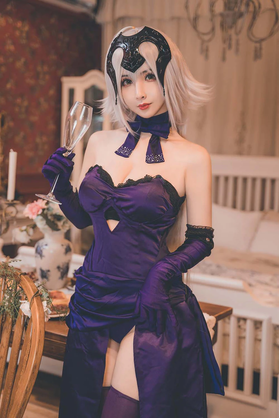 rioko凉凉子 – 醉贞 Cosplay-第2张