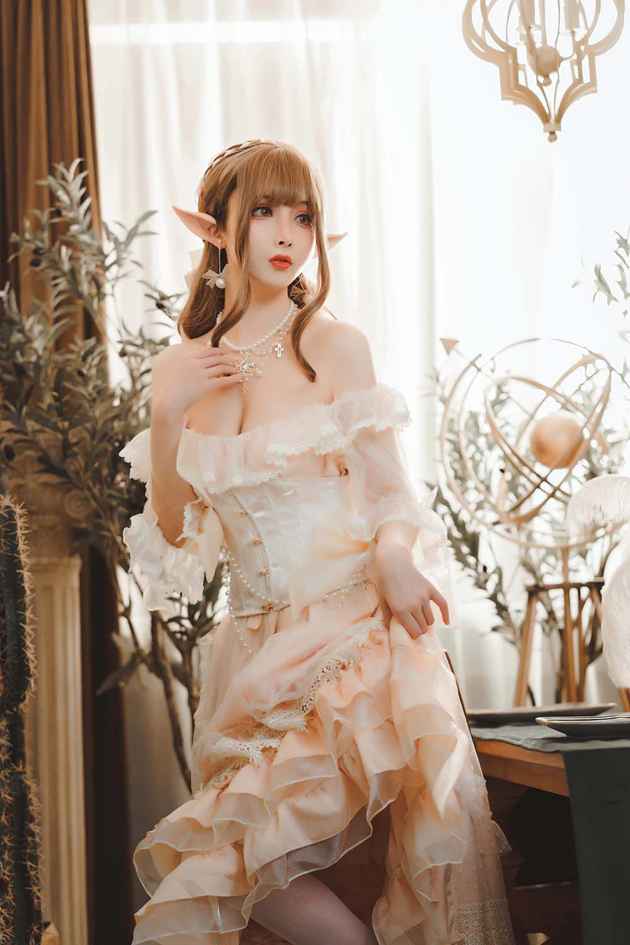 rioko凉凉子 – 精灵姐姐 Cosplay-第1张