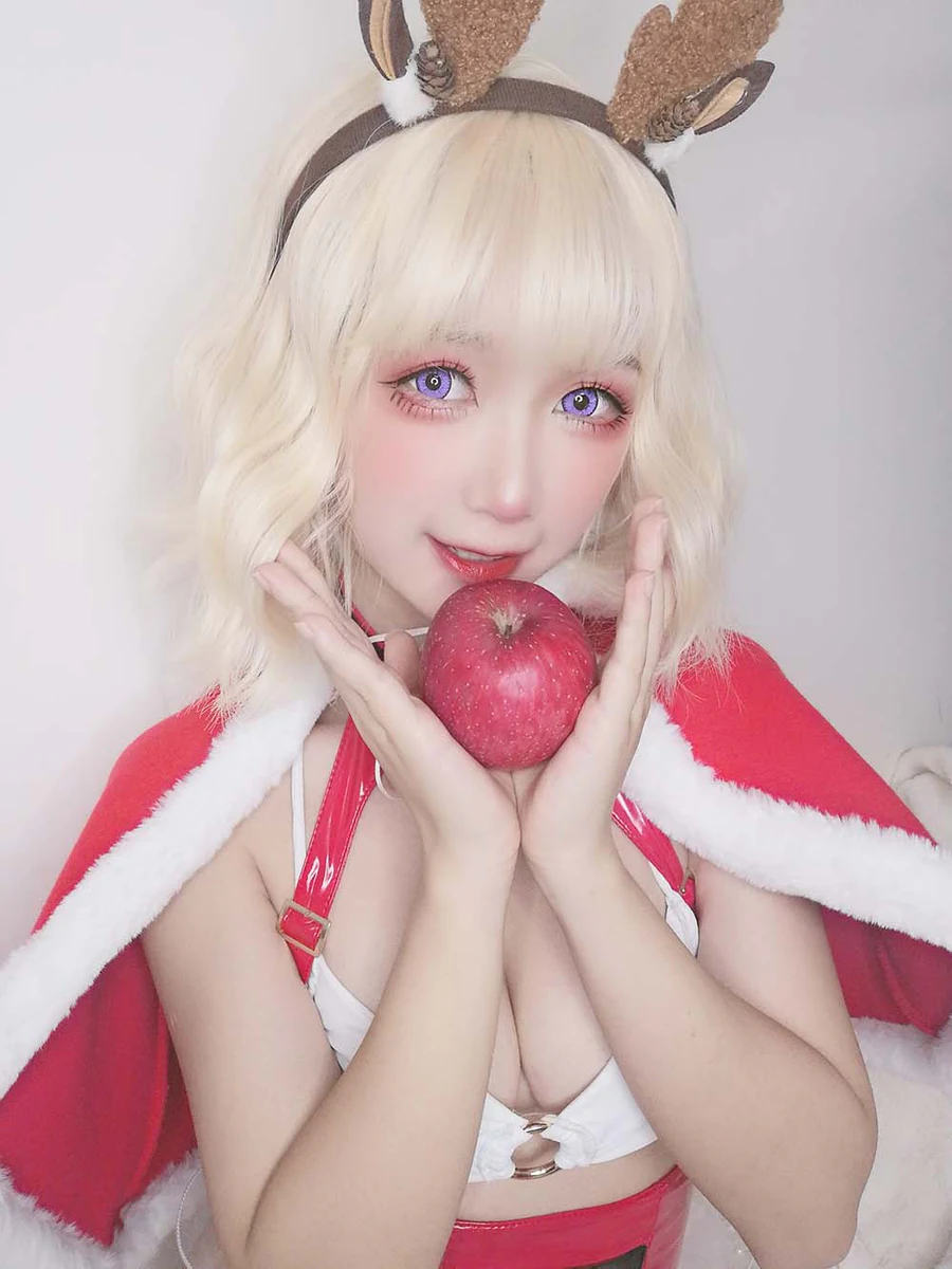 樱落酱w – 圣诞自拍 Cosplay-第1张