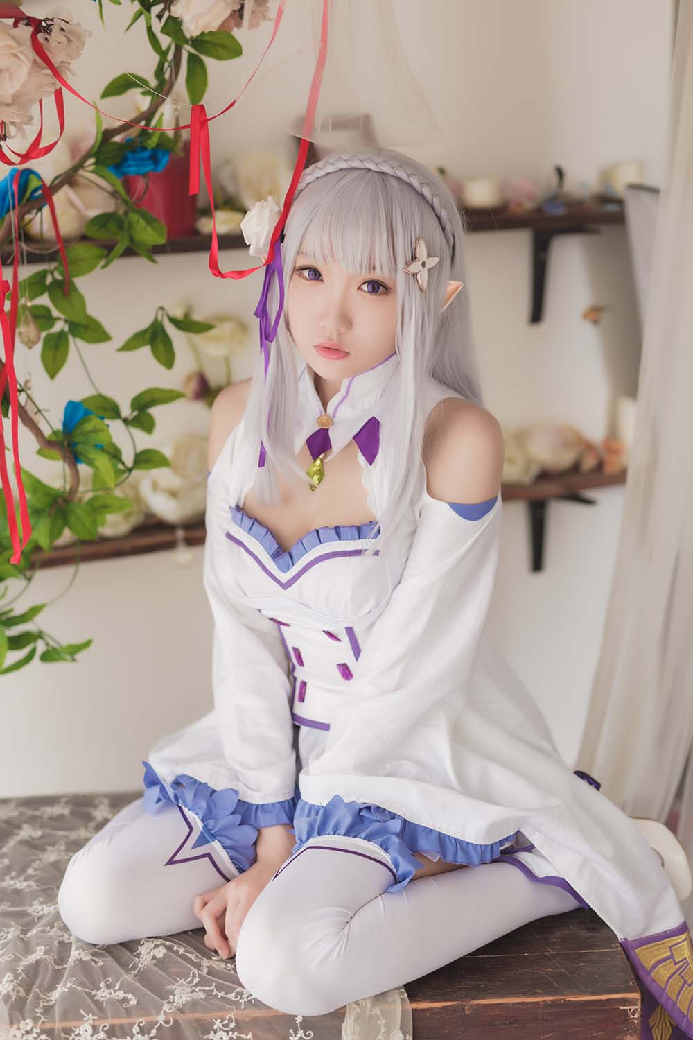 瓜希酱 – 艾米莉亚 Cosplay-第1张