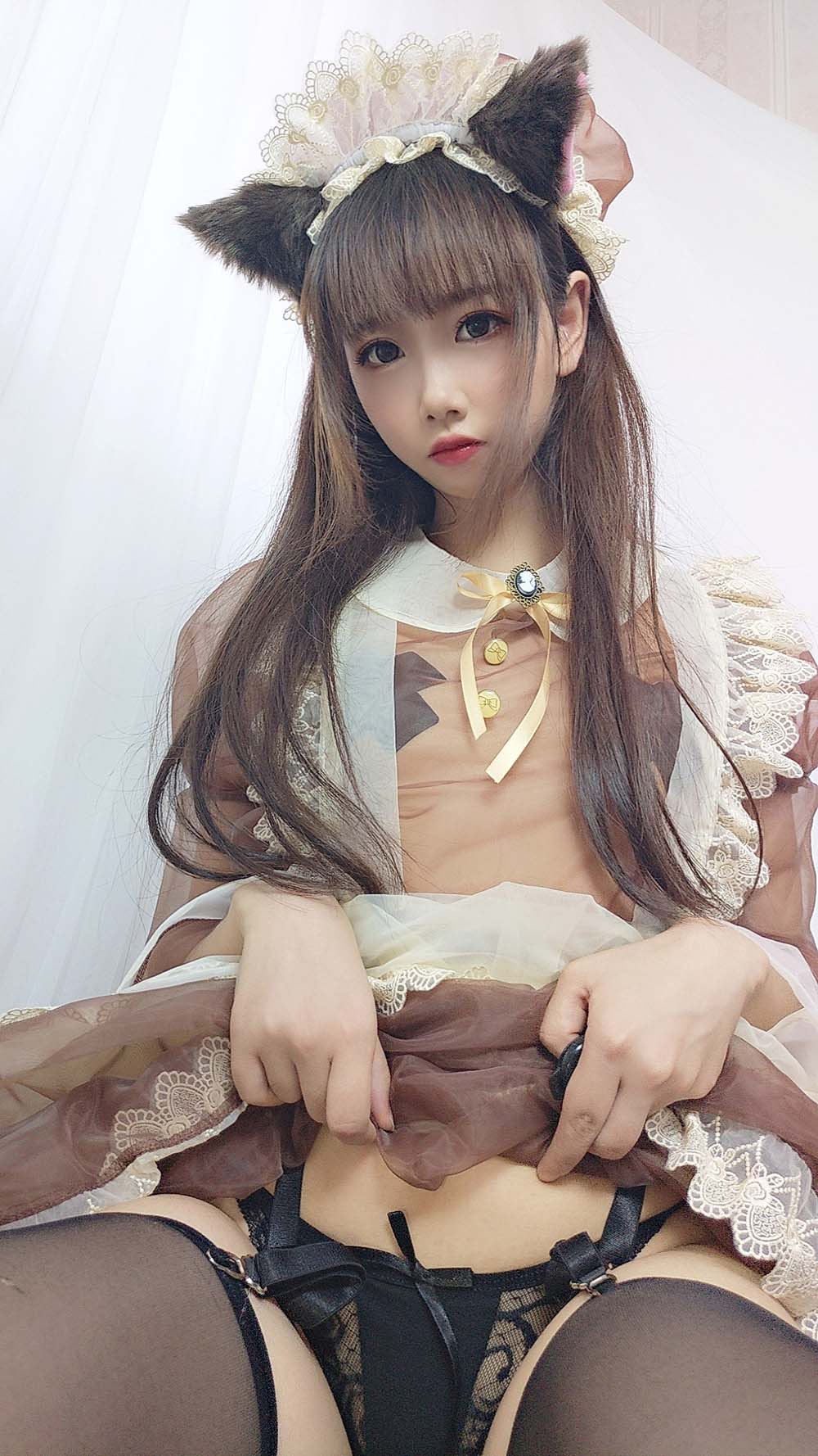 雪琪 – 透明女仆 Cosplay-第1张