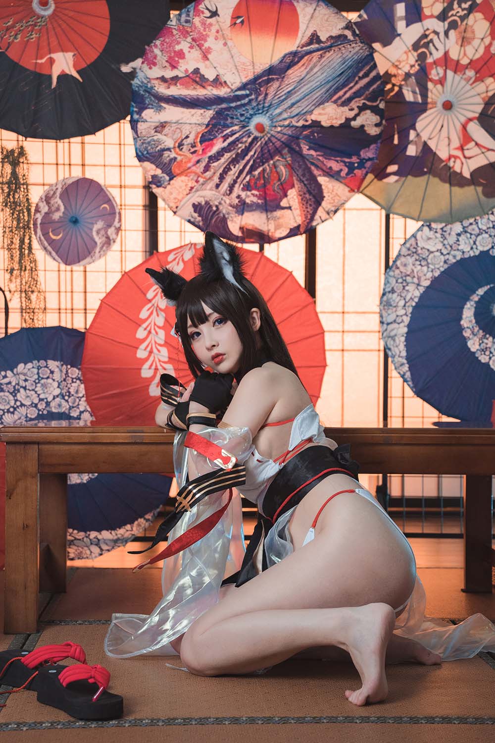 rioko凉凉子 – 天城泳装 Cosplay-第2张