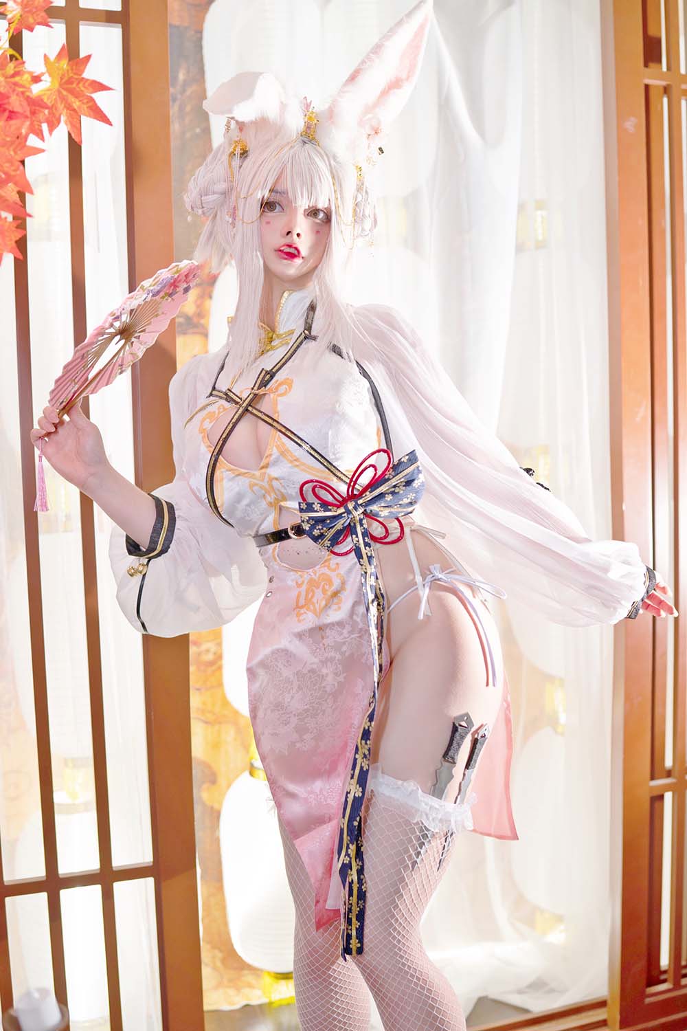 NinJa阿寨寨 – 肉肉大白兔 Cosplay-第1张