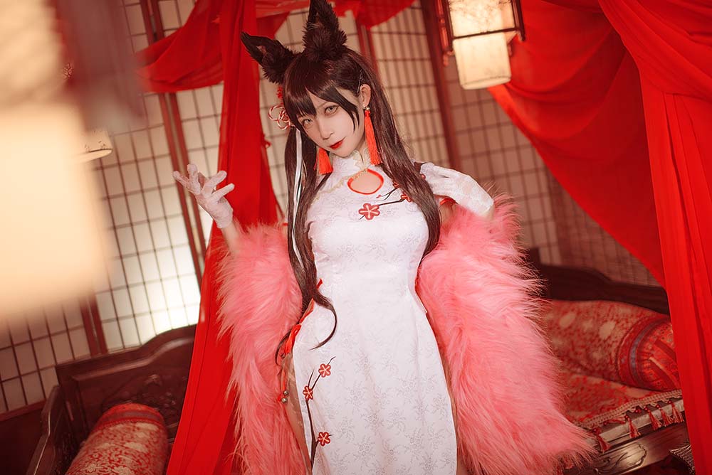 樱落酱w – 爱宕新春旗袍 Cosplay-第1张