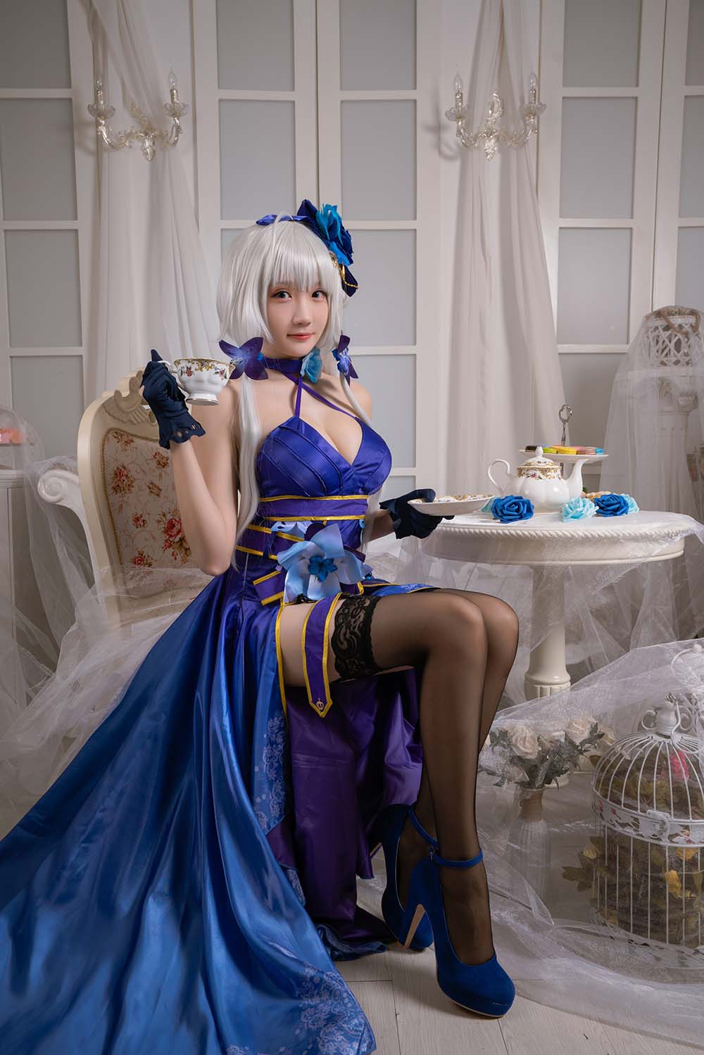 瓜希酱 – 光辉 茶会 Cosplay-第2张