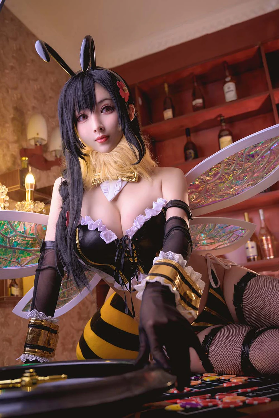 rioko凉凉子 – 蒂法little bee Cosplay-第2张