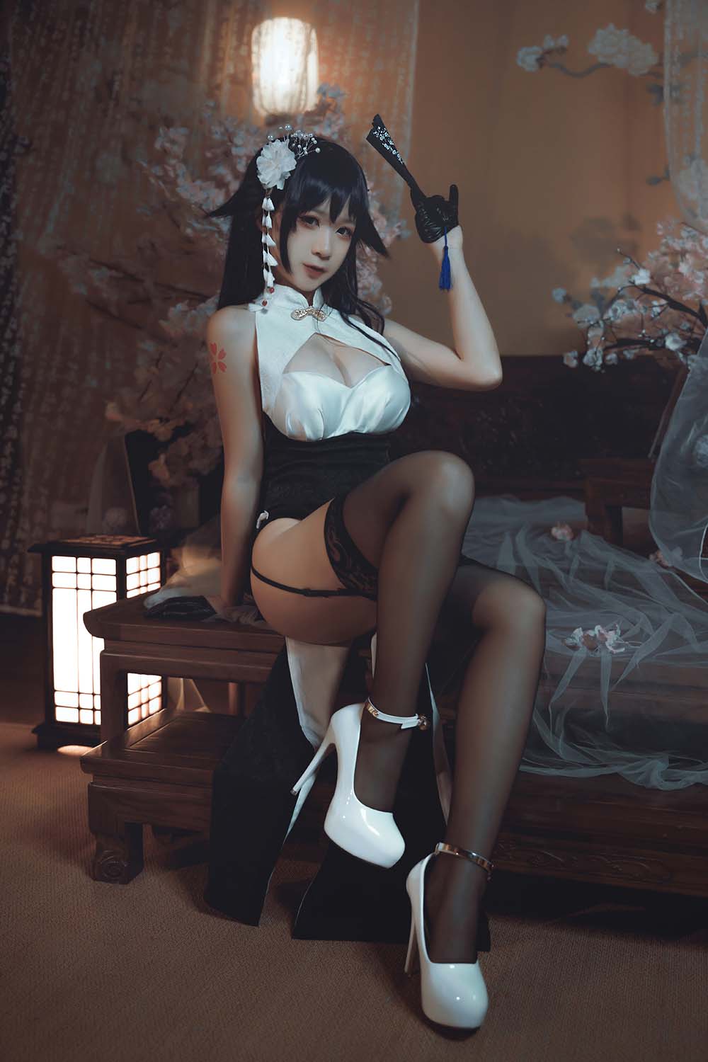 樱落酱w – 2020吾妻旗袍 Cosplay-第1张