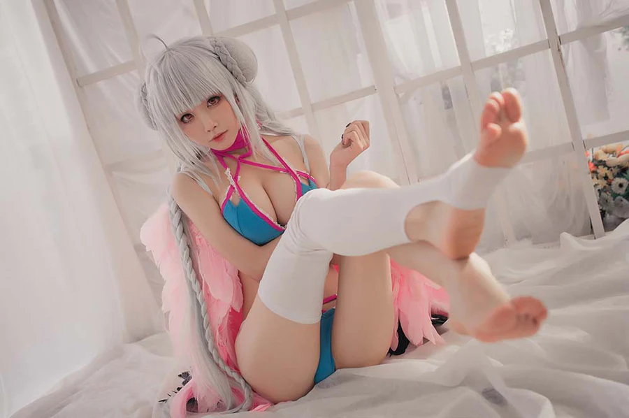 水淼aqua – 可畏 水着 Cosplay-第2张