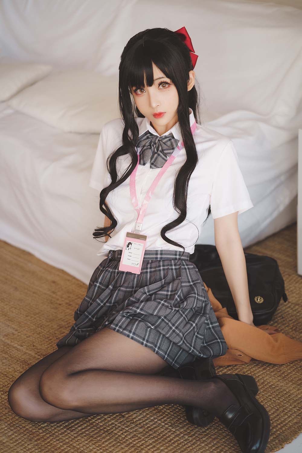 rioko凉凉子 – 放课后的学姐 Cosplay-第1张