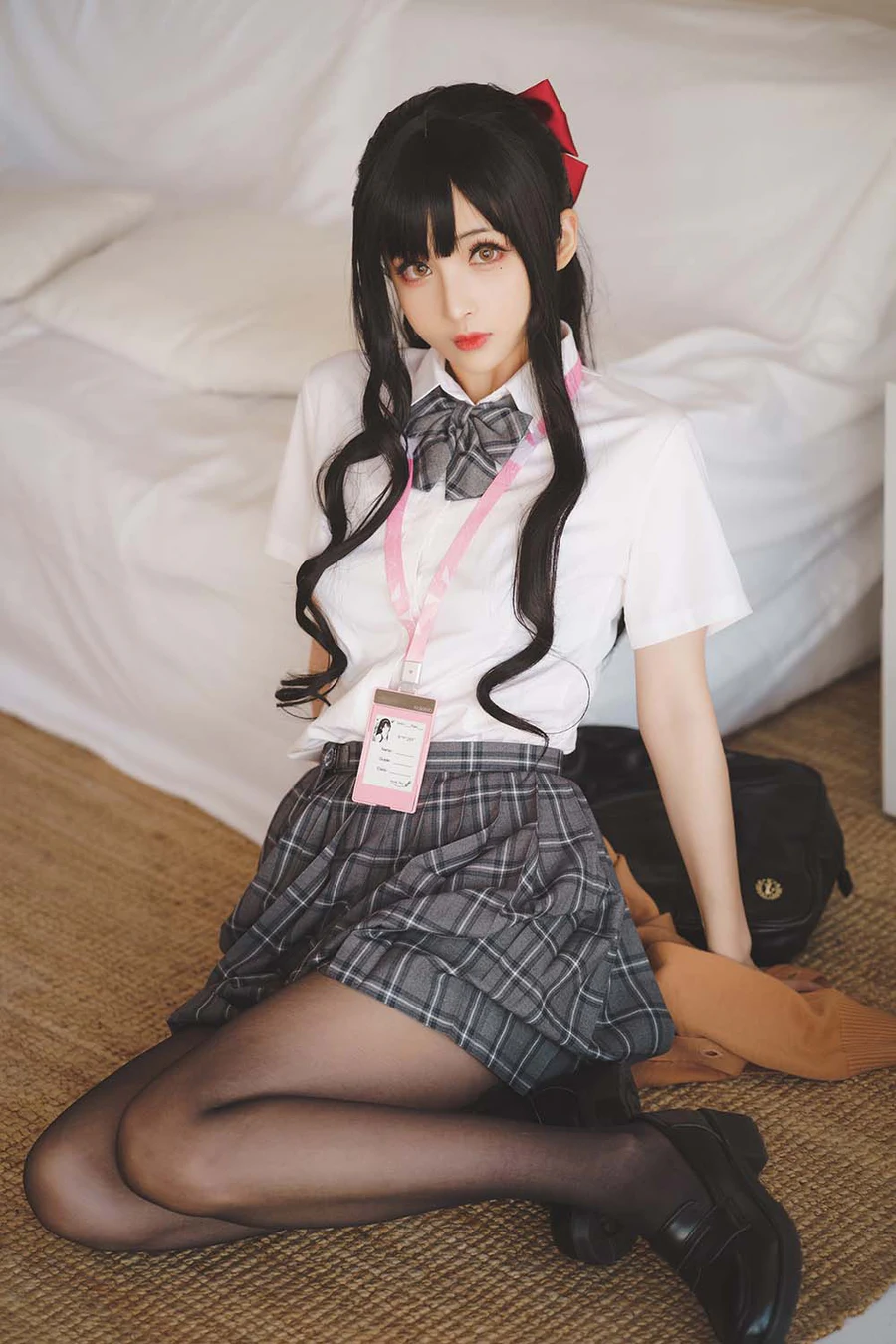 rioko凉凉子 – 放课后的学姐 Cosplay-第1张