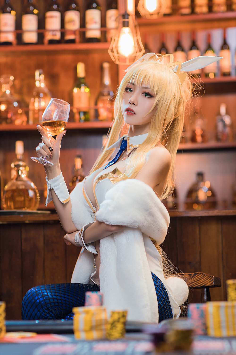 水淼aqua – 白枪呆 Cosplay-第1张