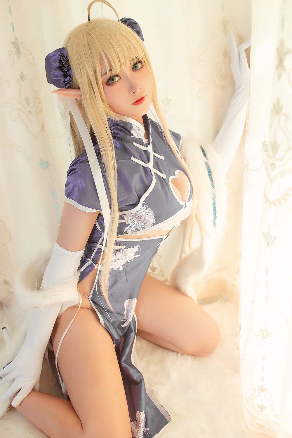 念念_D – 半人马旗袍 Cosplay-第2张