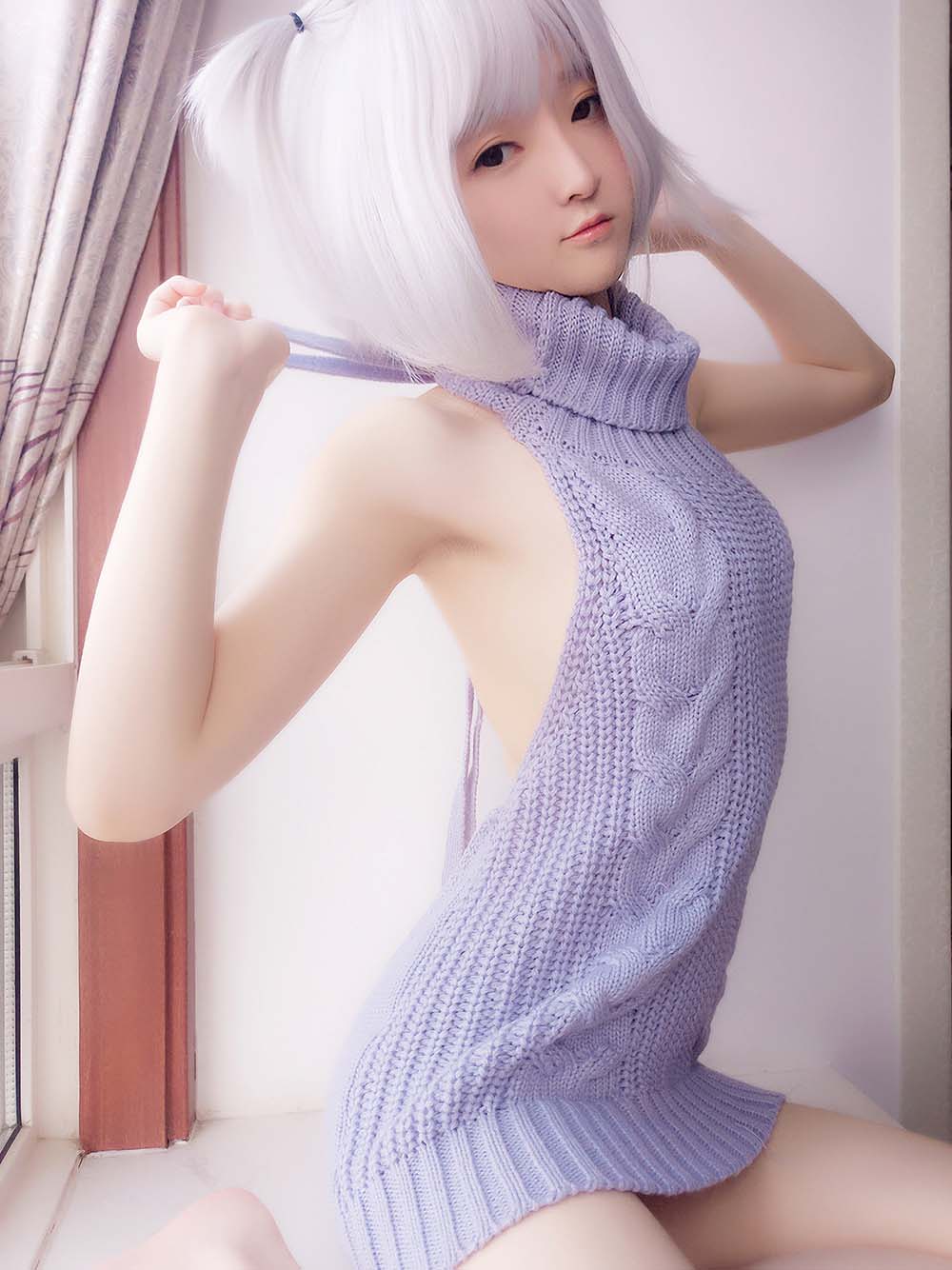 一小央泽 – 高领毛衣 Cosplay-第2张