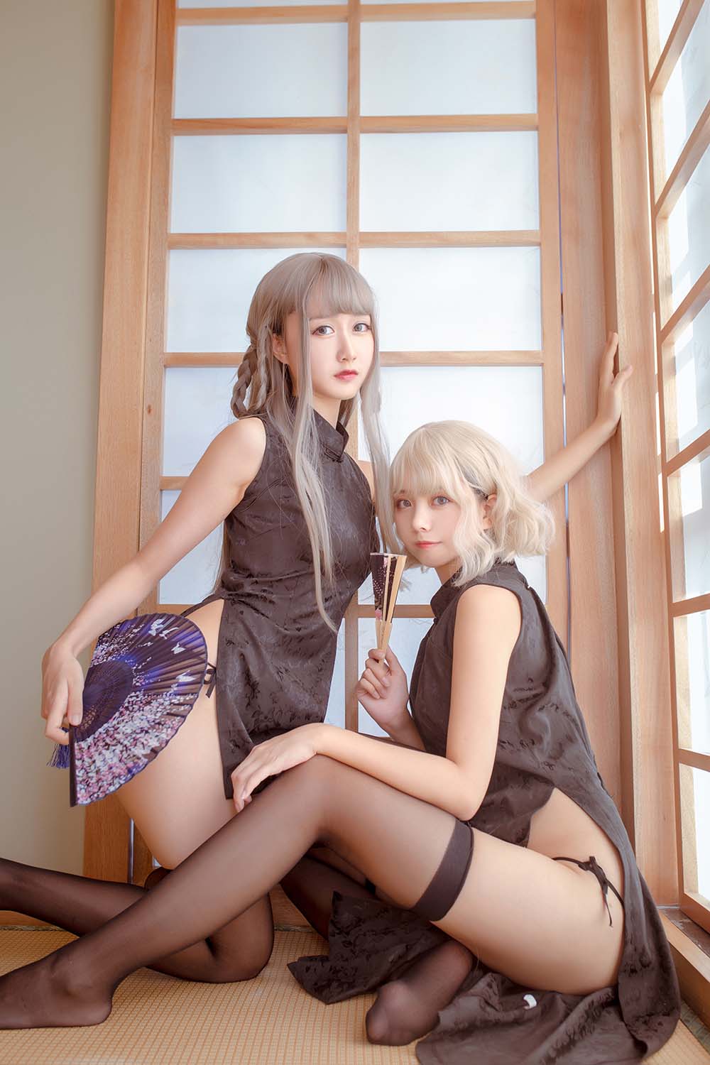 小野妹子w – &木绵绵 魔女旗袍 Cosplay-第1张
