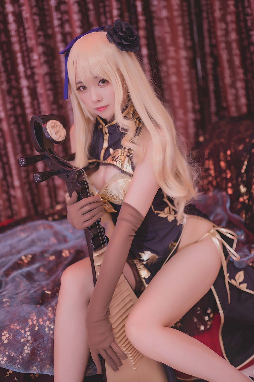 小野妹子w – 金莲旗袍 Cosplay-第1张