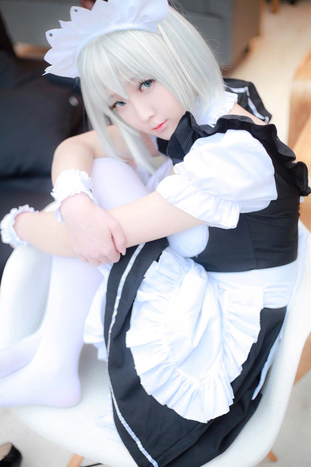 一小央泽 – 女仆鸢一折纸 Cosplay-第1张