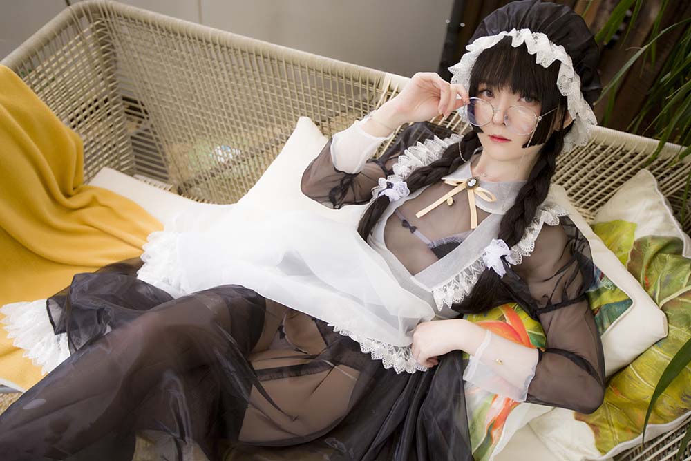 一小央泽 – 女仆的新装 Cosplay-第2张
