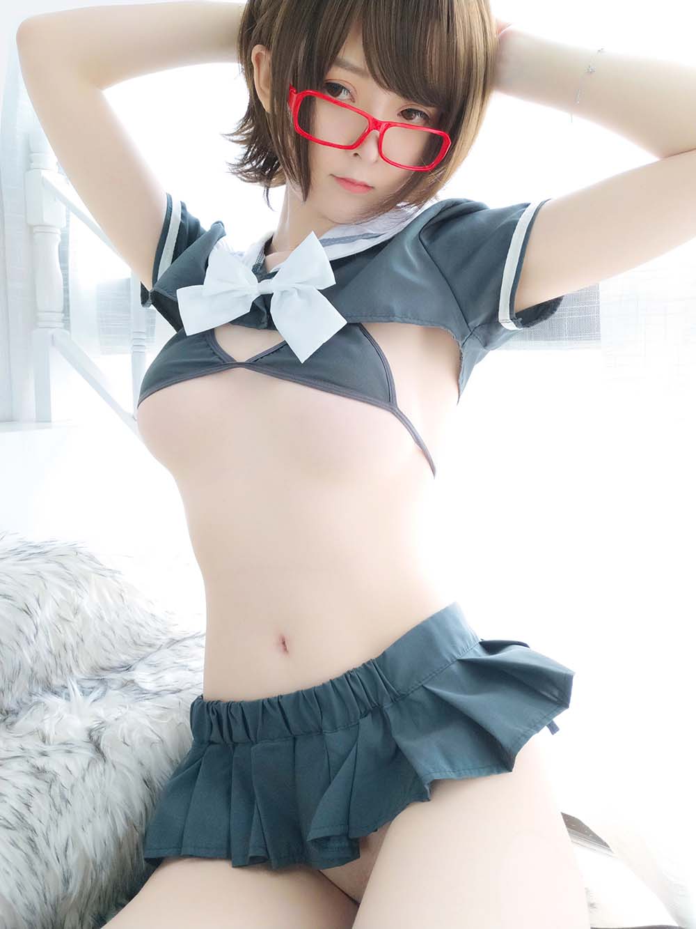 一小央泽 – 早安学妹 Cosplay-第1张
