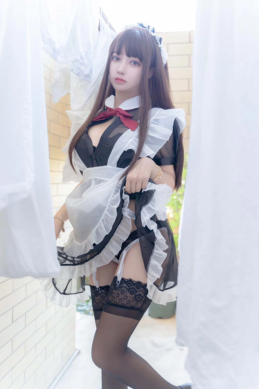 过期米线线喵 – 女仆2 Cosplay-第1张