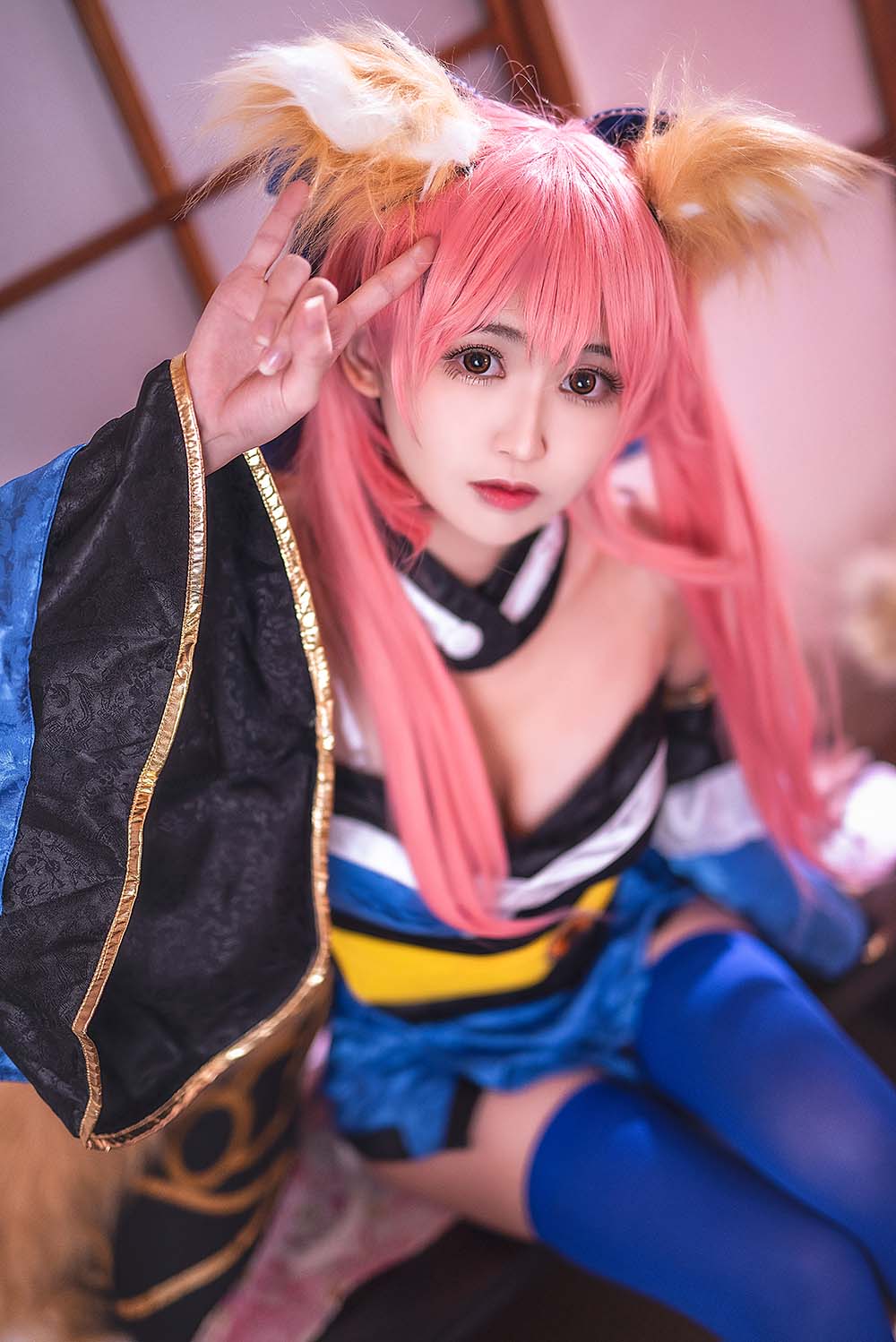 鳗鱼霏儿 – 玉藻前 初始 Cosplay-第1张