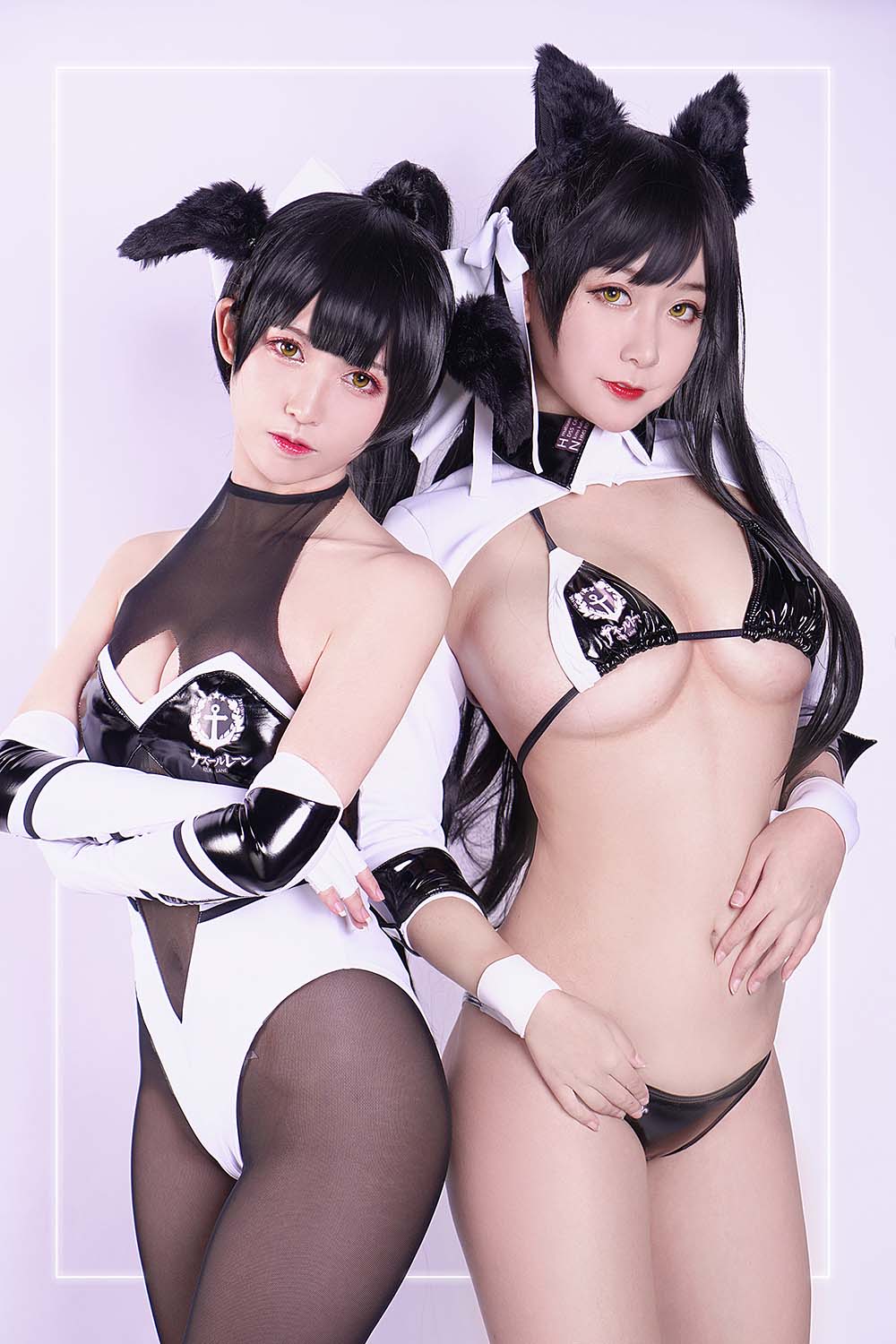 鳗鱼霏儿 – 双人本 赛车娘 Cosplay-第1张