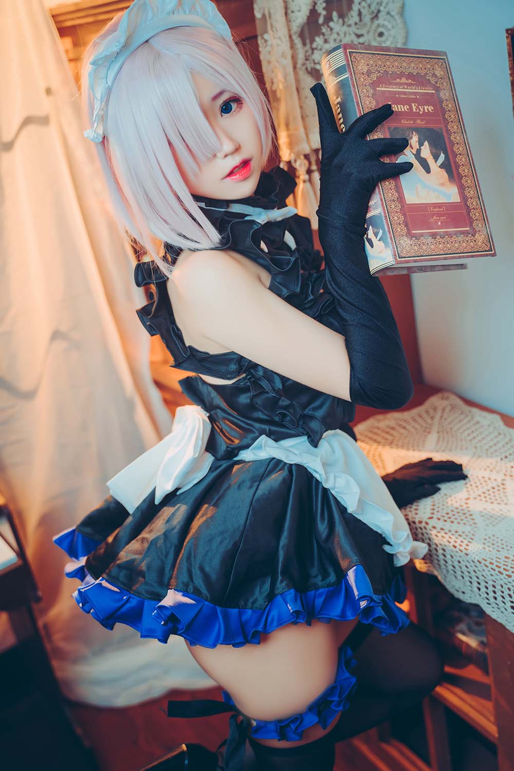 猫君君MaoJun – 玛修女仆 Cosplay-第1张