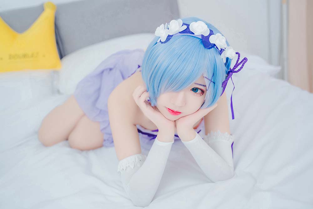 猫君君MaoJun – 雷姆生日 Cosplay-第2张