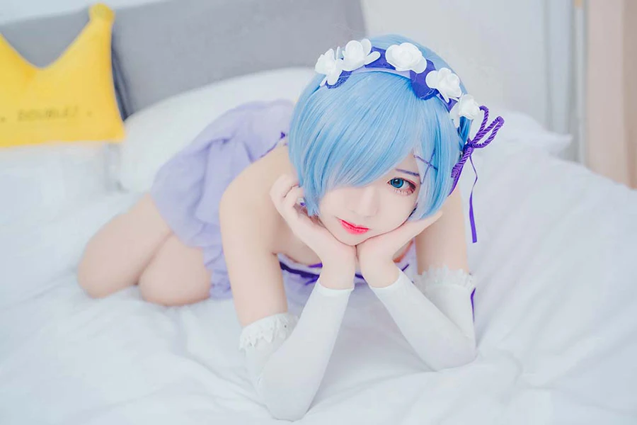 猫君君MaoJun – 雷姆生日 Cosplay-第2张