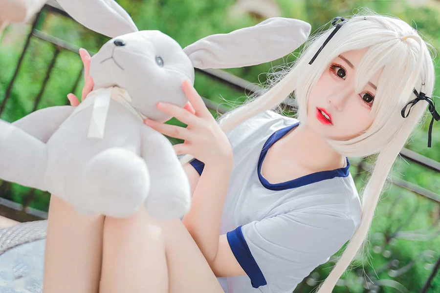 猫君君MaoJun – 体操服穹妹 Cosplay-第1张