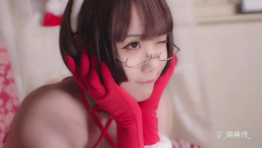 曉美媽 – 圣诞视频 Cosplay-第2张