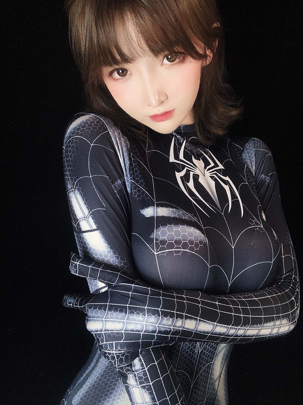 一小央泽 – 黑蜘蛛 Cosplay-第2张