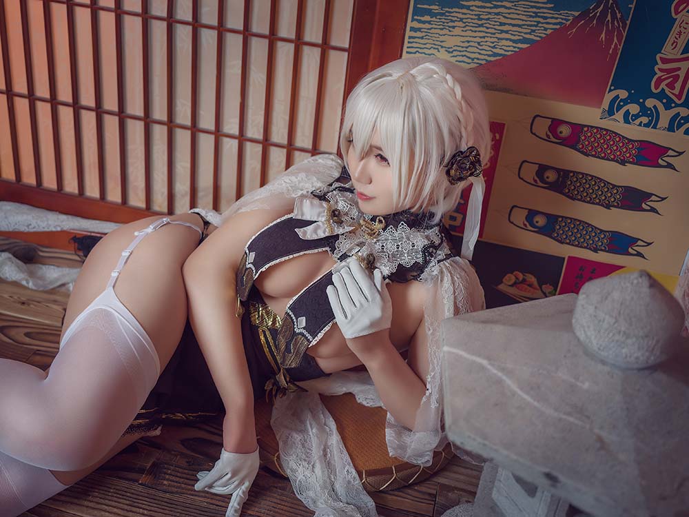 麻花麻花酱 – 天狼星旗袍 Cosplay-第1张