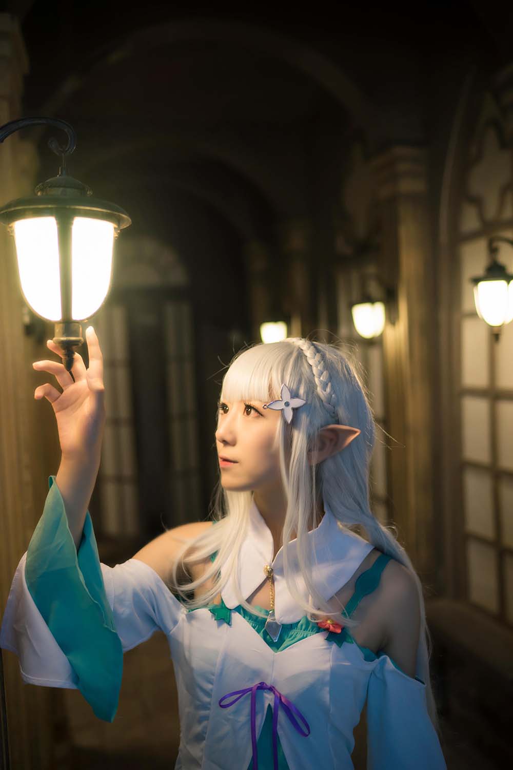 弥音音ww – 艾米莉娅 Cosplay-第2张