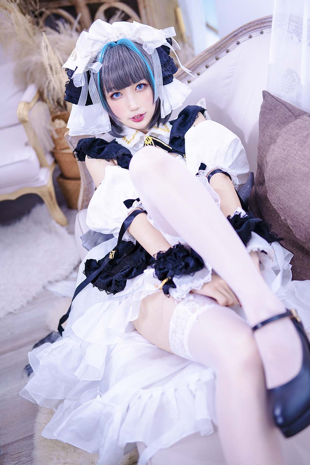 周叽是可爱兔兔 – 柴郡猫猫 Cosplay-第1张