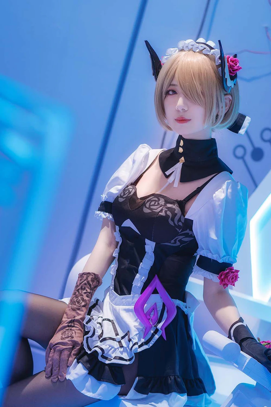 弥音音ww – 为您效命，舰长大人 Cosplay-第1张