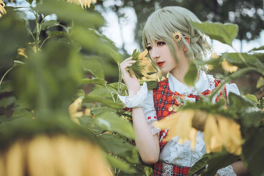 弥音音ww – 四季のフラワーマスター Cosplay-第1张