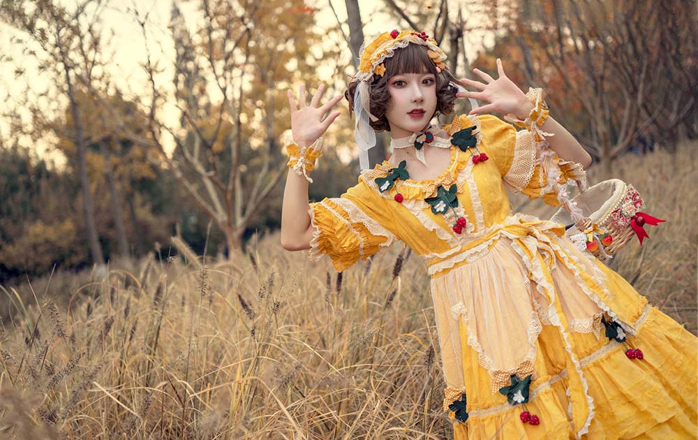 阿包也是兔娘 – lolita黄裙 Cosplay-第1张