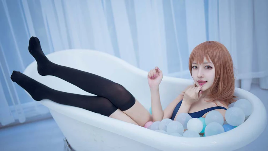 Shika小鹿鹿 – JK&死库水 Cosplay-第1张